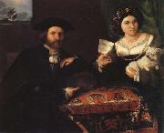 Lorenzo Lotto Husband and Wife oil painting artist